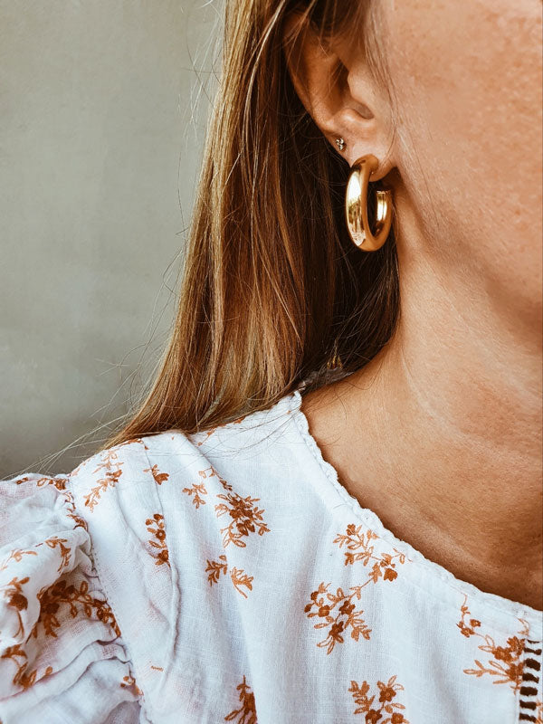 Boucles d'oreilles Moka