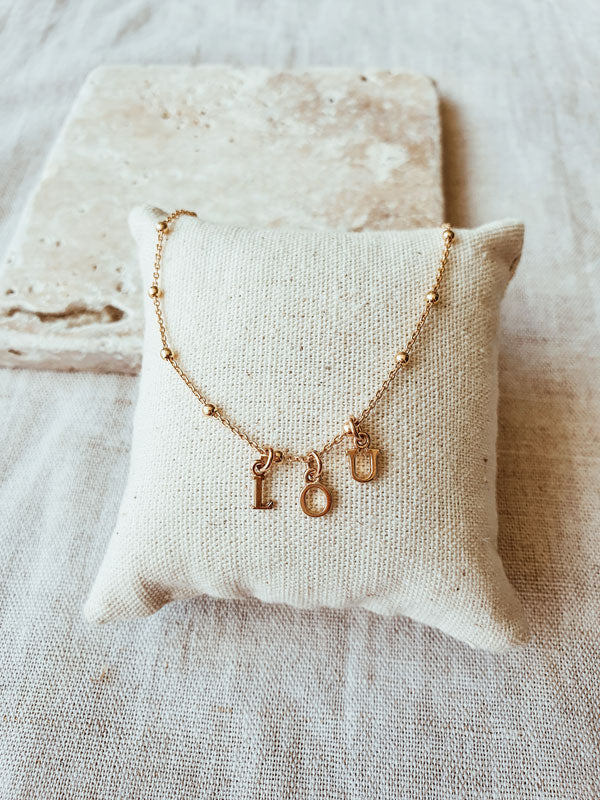 Collier Lettre (personnalisable)