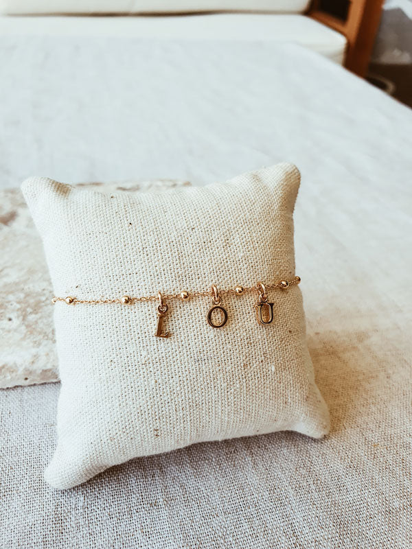 Bracelet Lettre (personnalisable)