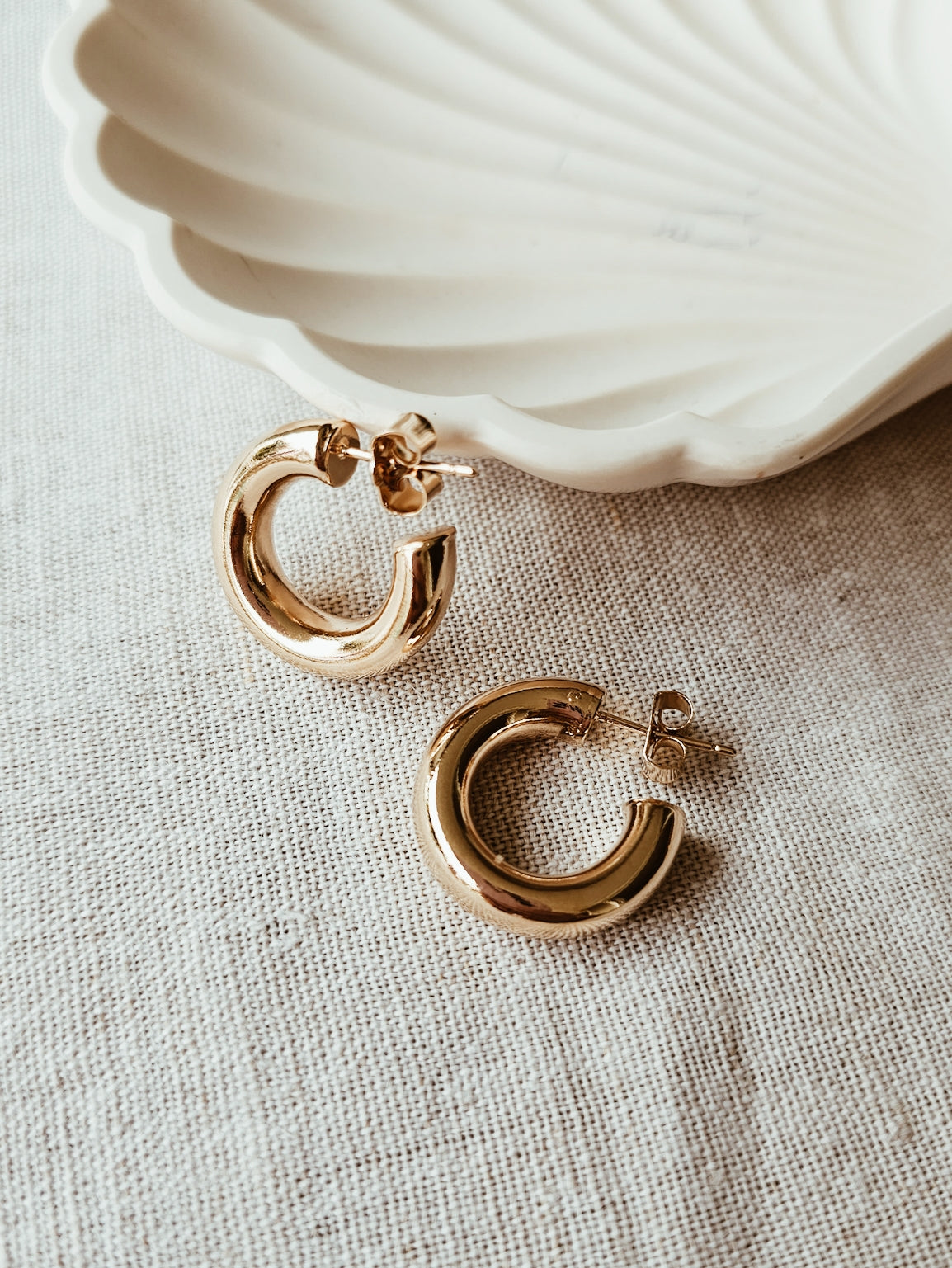 Boucles d'oreilles Mini moka