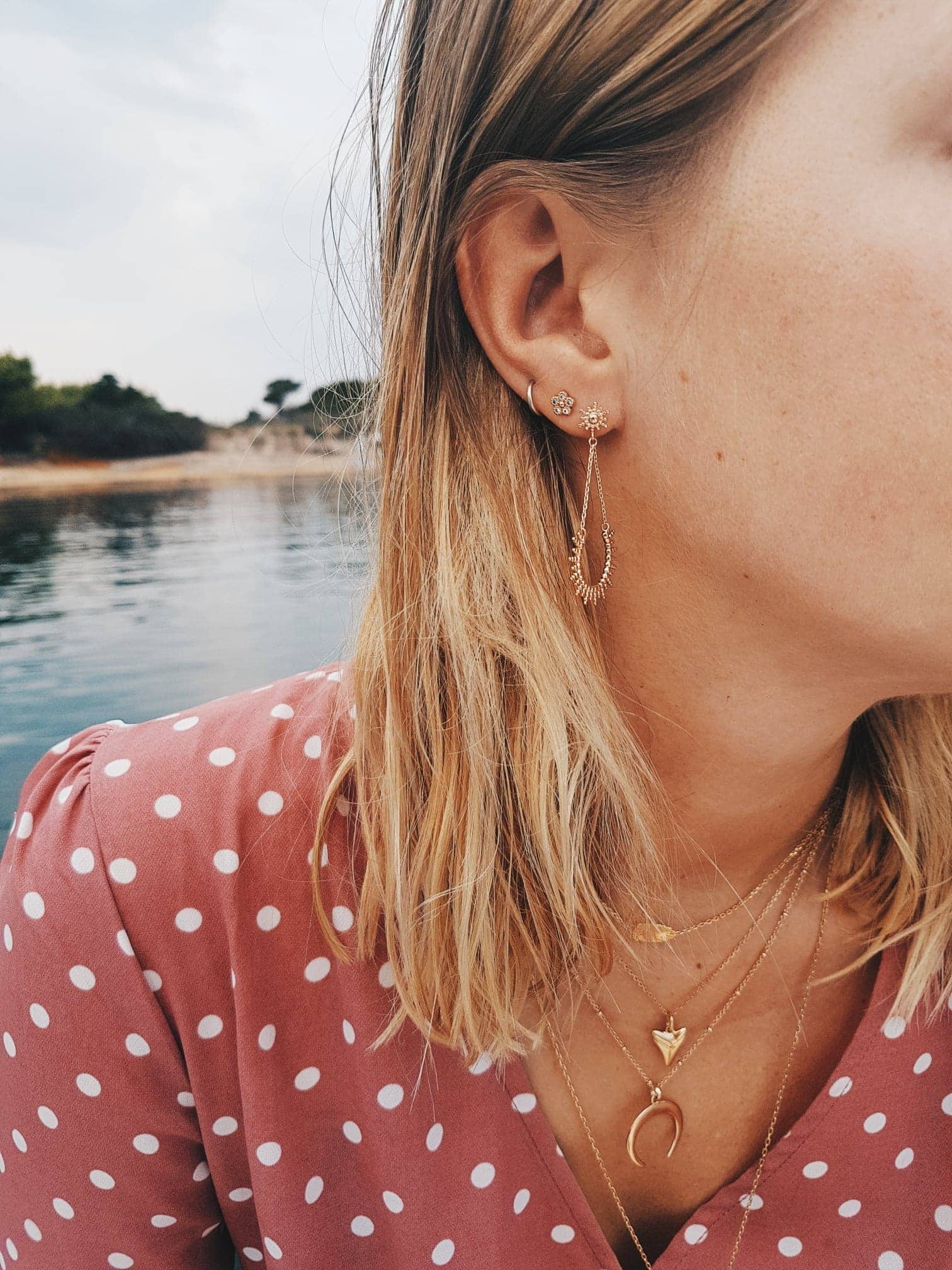 Boucles d'Oreilles Solar